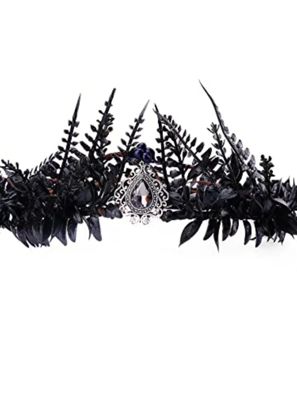 Handmade Gothic Flower Crown Twig Tiara Headpiece for Men Women Halloween